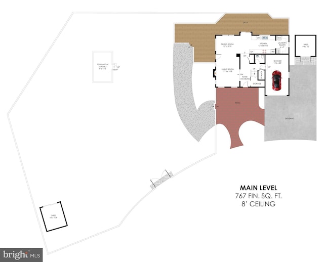 6943 Deer Run Dr, Alexandria, VA 22306 - view of floor plan / room layout
