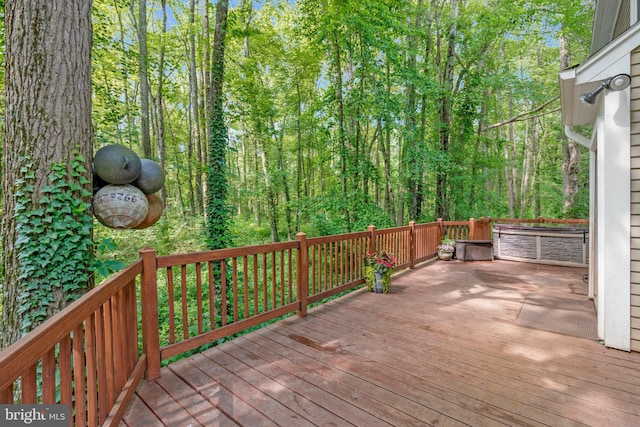 6943 Deer Run Dr, Alexandria, VA 22306 - view of deck