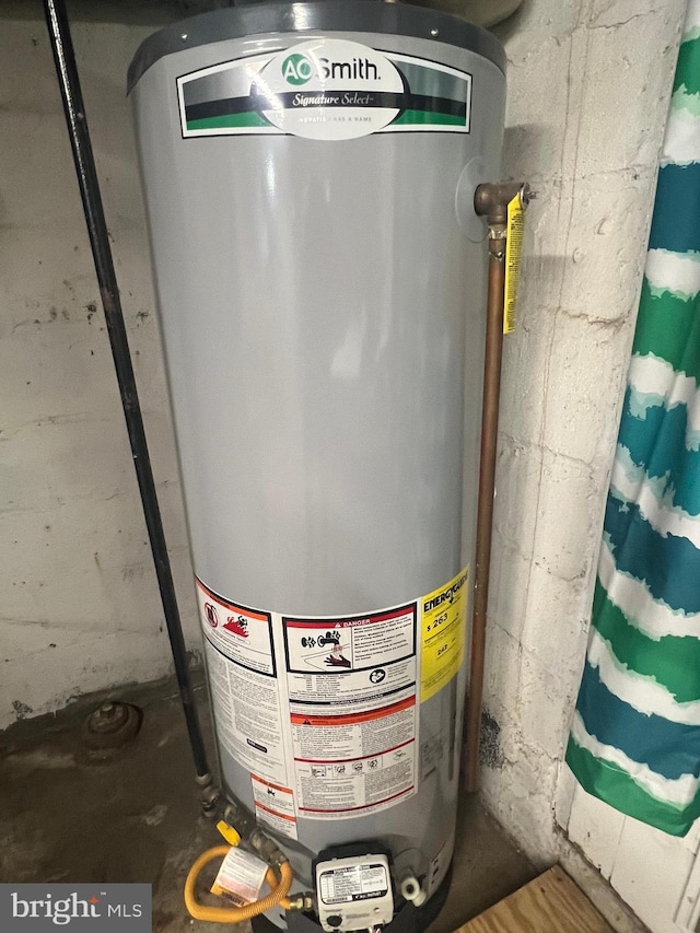 1969 Victory Dr, Baltimore, MD 21227 - utility room with water heater