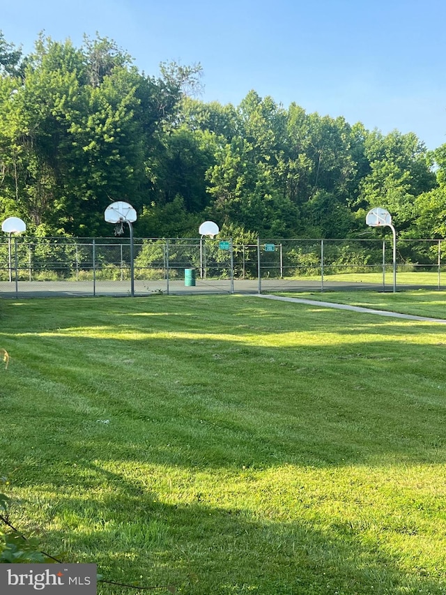 1969 Victory Dr, Baltimore, MD 21227 - view of yard with community basketball court