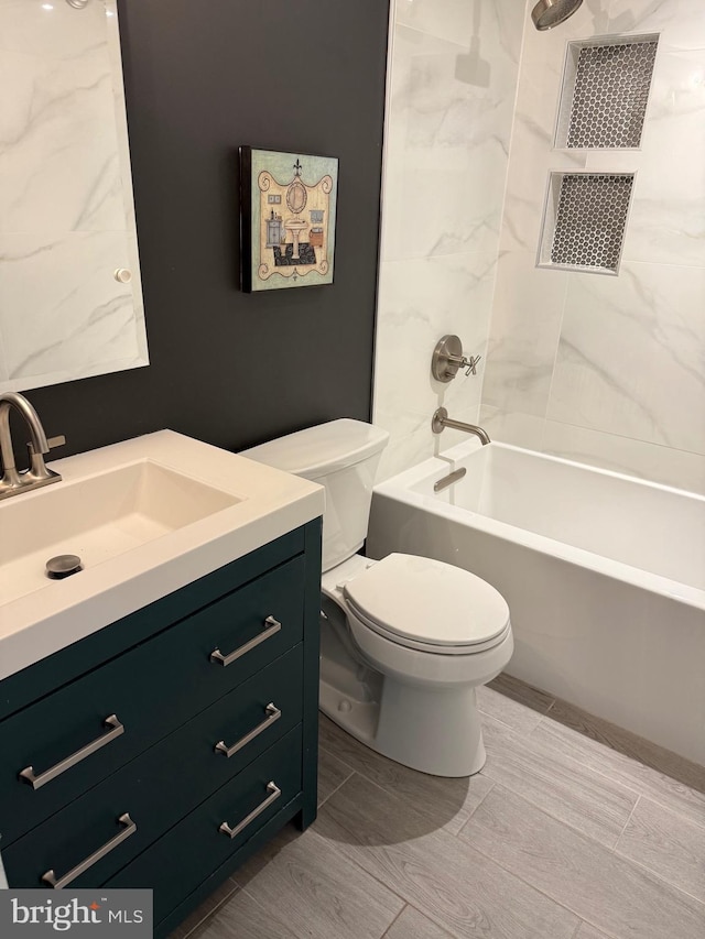 5147 Dudley Ln Unit 44, Bethesda, MD 20814 - full bathroom with vanity and shower / bathtub combination