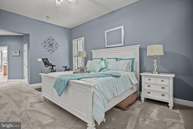 11742 Maid At Arms Ln, Berlin, MD 21811 - carpeted bedroom featuring baseboards and ceiling fan