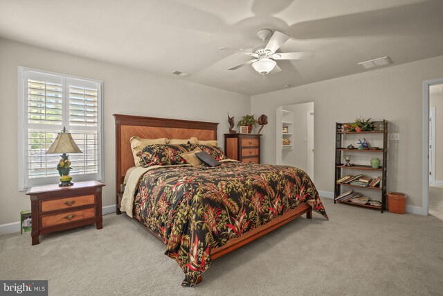 11742 Maid At Arms Ln, Berlin, MD 21811 - carpeted bedroom featuring baseboards and ceiling fan