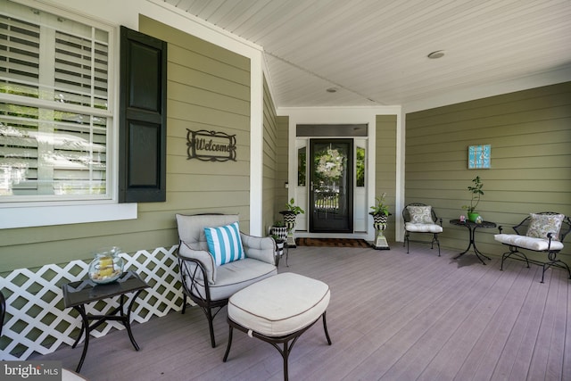 11742 Maid At Arms Ln, Berlin, MD 21811 - view of wooden porch