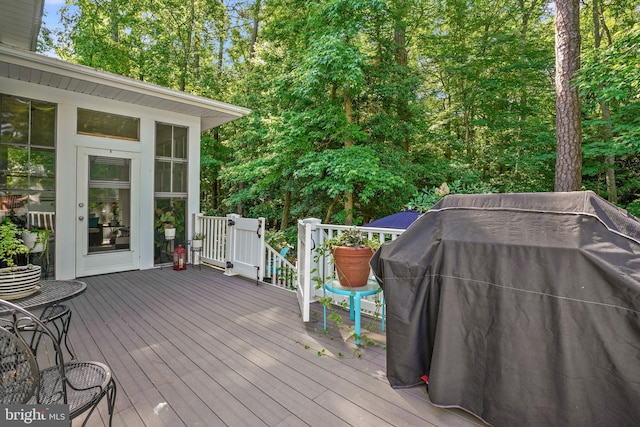 11742 Maid At Arms Ln, Berlin, MD 21811 - deck with grilling area