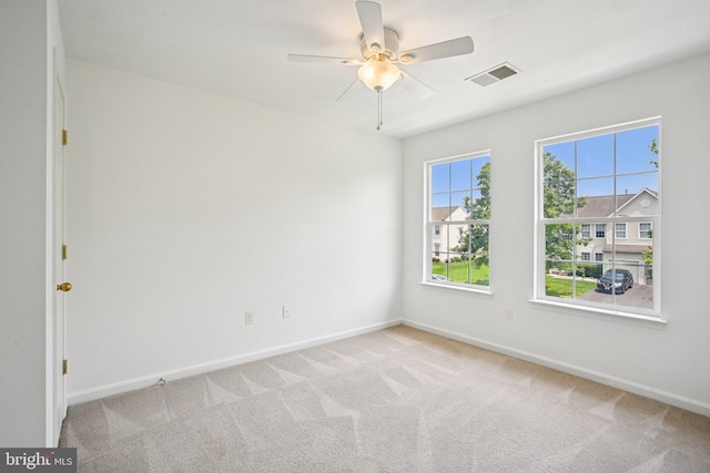 1624 Osprey Cir, Cambridge, MD 21613 - unfurnished room with light carpet and a ceiling fan