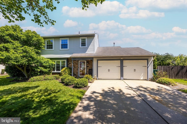 3 Linden Tree Ln, Mount Holly, NJ 08060 - traditional home featuring an attached garage and concrete driveway