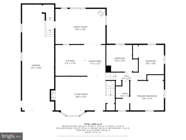 8408 Conover Pl, Alexandria, VA 22308 - view of property floor plan
