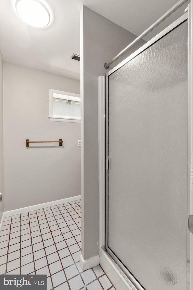 1003 Cedar Park Rd, Annapolis, MD 21401 - full bathroom with a stall shower and tile patterned flooring