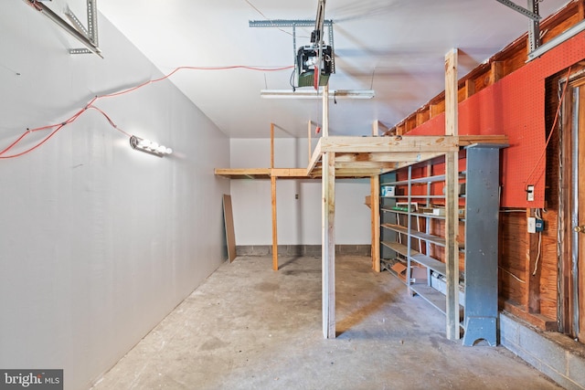 1003 Cedar Park Rd, Annapolis, MD 21401 - garage featuring a garage door opener