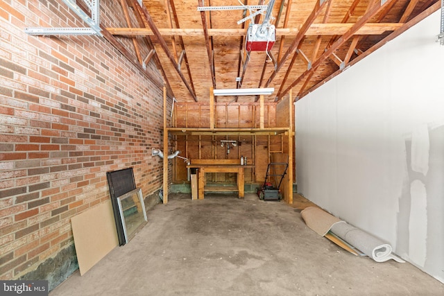 1003 Cedar Park Rd, Annapolis, MD 21401 - garage featuring a garage door opener