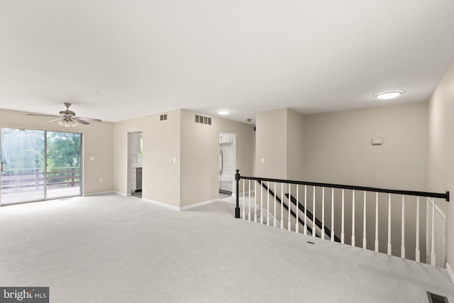 1003 Cedar Park Rd, Annapolis, MD 21401 - empty room with carpet flooring and a ceiling fan