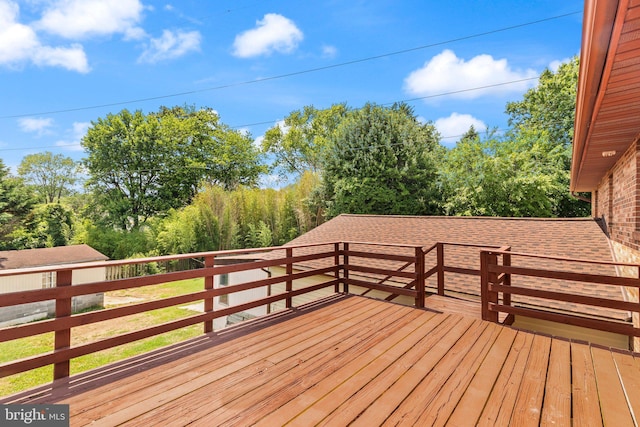 1003 Cedar Park Rd, Annapolis, MD 21401 - view of wooden deck