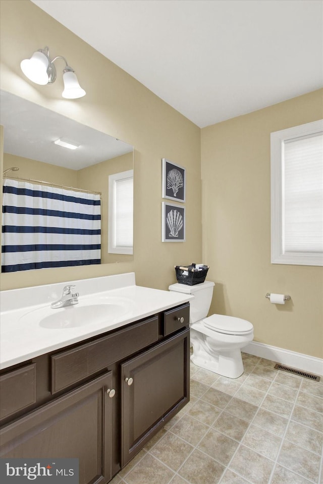 305 Old Stone Way, York, PA 17406 - full bath featuring vanity, tile patterned floors, and a shower with curtain