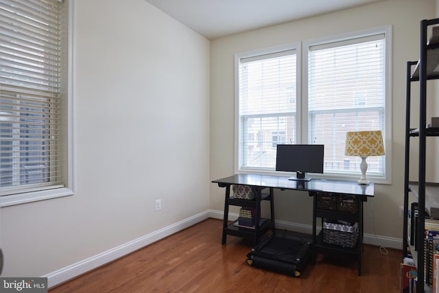 400 Blue Flax Pl, Gaithersburg, MD 20878 - office with wood finished floors and baseboards