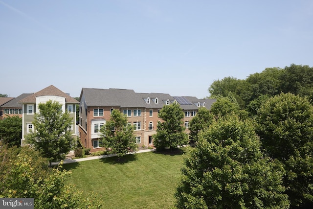 400 Blue Flax Pl, Gaithersburg, MD 20878 - rear view of property with a yard