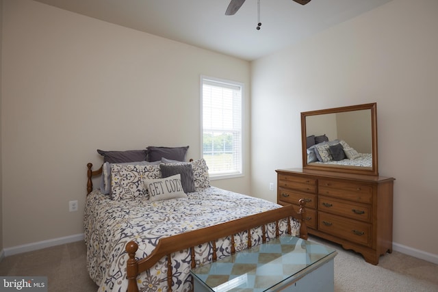 400 Blue Flax Pl, Gaithersburg, MD 20878 - bedroom with light colored carpet and a ceiling fan