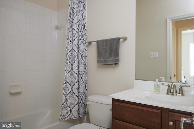 400 Blue Flax Pl, Gaithersburg, MD 20878 - bathroom featuring vanity and shower / tub combo with curtain
