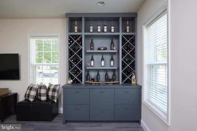 400 Blue Flax Pl, Gaithersburg, MD 20878 - indoor dry bar with wood finished floors