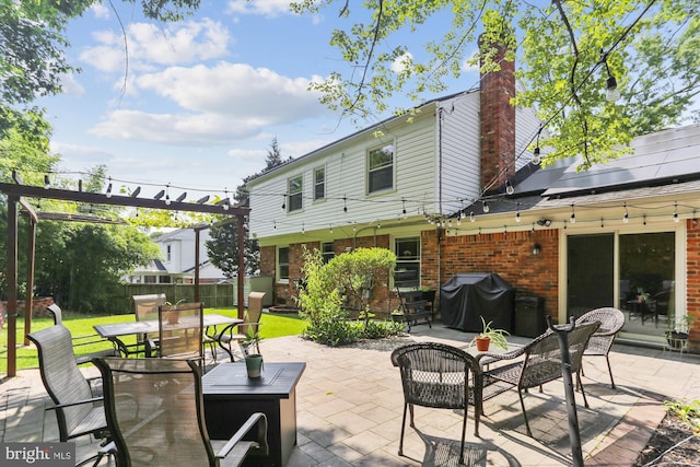 8600 Fox Run, Potomac, MD 20854 - view of patio with outdoor dining area and a grill