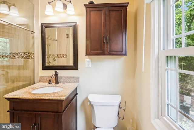 8600 Fox Run, Potomac, MD 20854 - bathroom featuring vanity and a tile shower