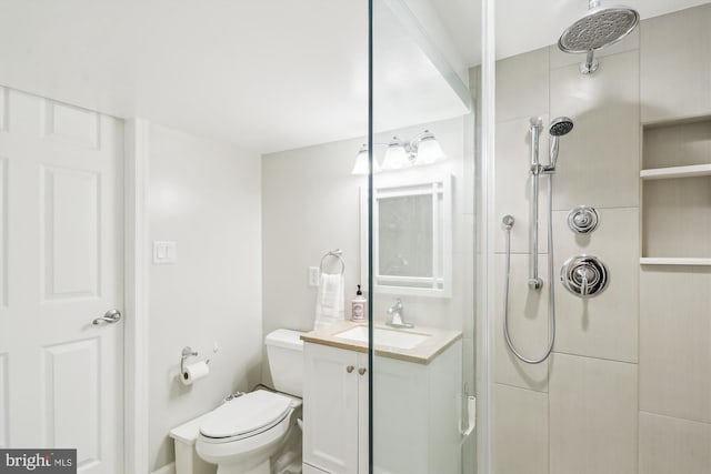 8600 Fox Run, Potomac, MD 20854 - full bathroom with tiled shower and vanity