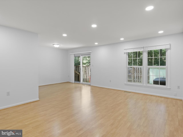 9664 Masterworks Dr, Vienna, VA 22181 - spare room with recessed lighting and wood finished floors