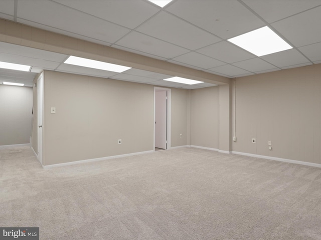 9664 Masterworks Dr, Vienna, VA 22181 - spare room with a drop ceiling and light carpet