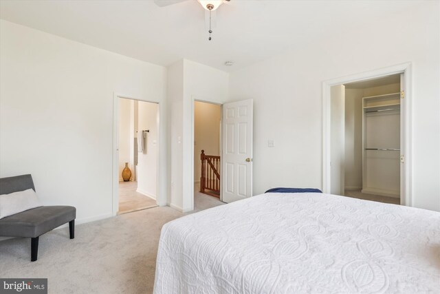 2142 N Dinwiddie St, Arlington, VA 22207 - bedroom featuring light colored carpet and baseboards