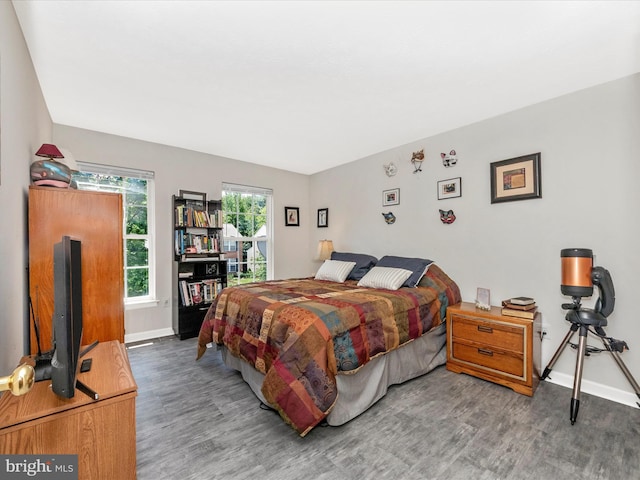 7732 Rotherham Dr, Hanover, MD 21076 - bedroom with wood finished floors and baseboards