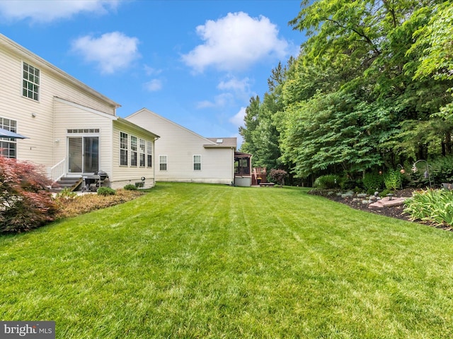 7732 Rotherham Dr, Hanover, MD 21076 - view of grassy yard with entry steps