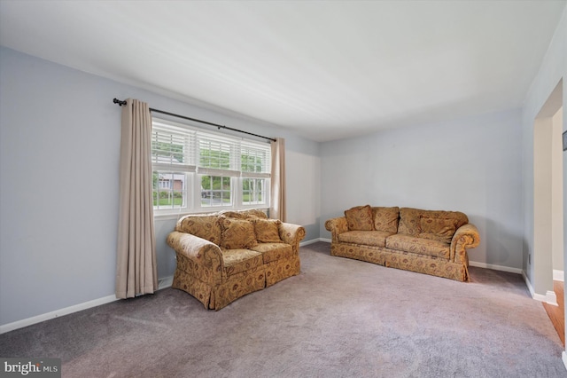 4410 Pilgrim Ln, Upper Chichester, PA 19061 - living area featuring carpet and baseboards
