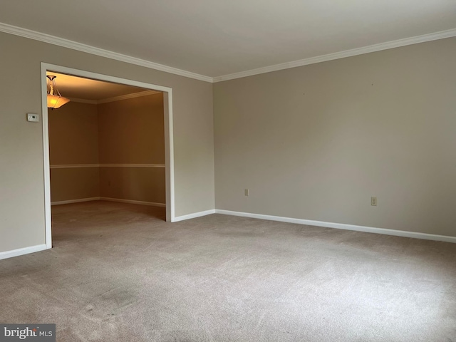 28 Willow Way Dr, Enola, PA 17025 - unfurnished room with crown molding and carpet flooring