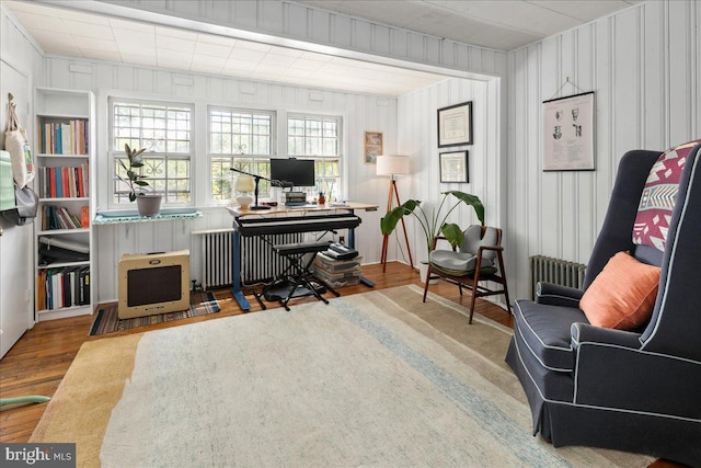 6721 Piney Branch Rd NW, Washington, DC 20012 - office featuring wood finished floors and radiator