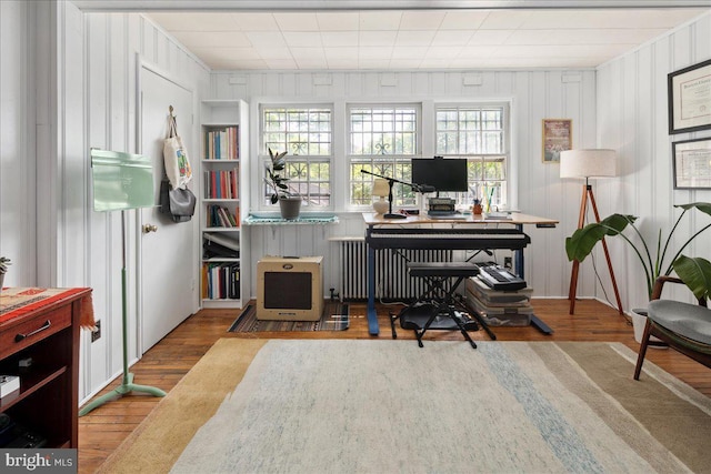 6721 Piney Branch Rd NW, Washington, DC 20012 - office area featuring wood finished floors