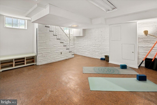 6721 Piney Branch Rd NW, Washington, DC 20012 - basement with stairs