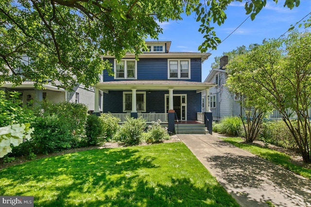 6721 Piney Branch Rd NW, Washington, DC 20012 - traditional style home with a porch and a front yard