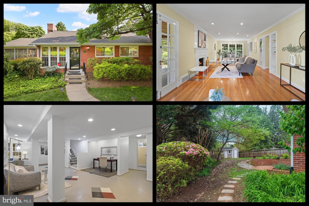 4610 Roxbury Dr, Bethesda, MD 20814 - view of marketing collateral with multiple images