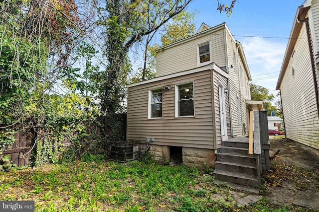 3414 Old York Rd, Baltimore, MD 21218 - view of side of property featuring central AC unit