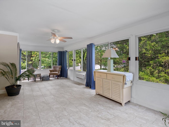 635 Teton Ct, Lothian, MD 20711 - sunroom / solarium with ceiling fan, healthy amount of natural light, and french doors