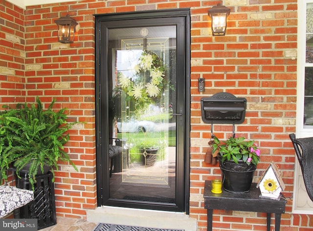 126 Devon Rd, Cinnaminson, NJ 08077 - view of exterior entry with brick siding