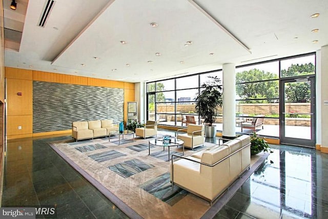 2001 15th St N Unit 1005, Arlington, VA 22201 - building lobby featuring floor to ceiling windows