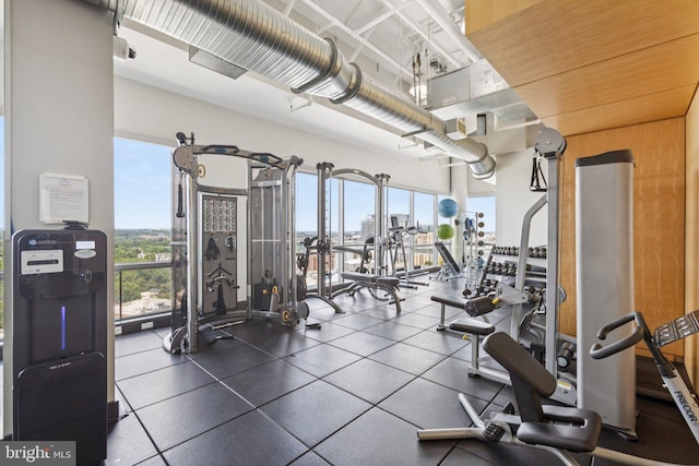 2001 15th St N Unit 1005, Arlington, VA 22201 - workout area featuring plenty of natural light