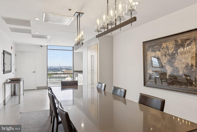 2001 15th St N Unit 1005, Arlington, VA 22201 - dining space with floor to ceiling windows