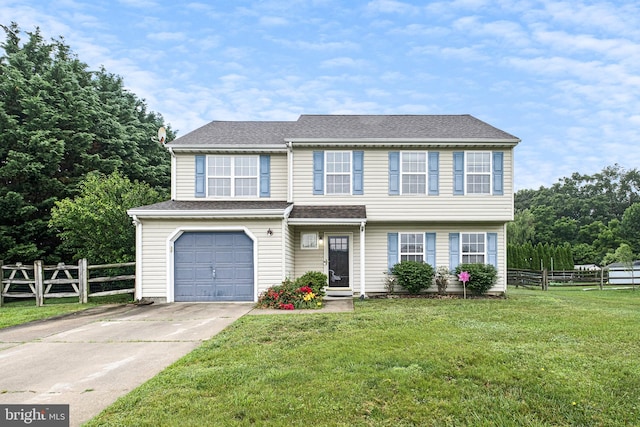 1 Brady Cir, Middletown, DE 19709 - view of front of house with a garage and concrete driveway