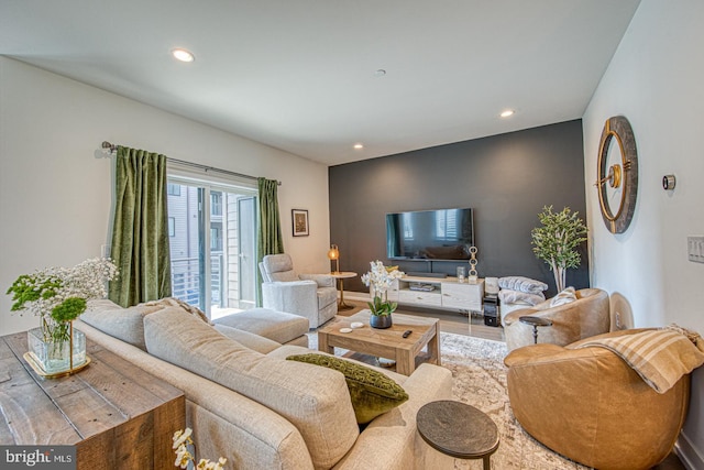 1001 Lakeview Ct Unit 1001, King Of Prussia, PA 19406 - living area with recessed lighting and wood finished floors