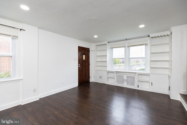 1233 Roosevelt Dr Unit 100, Havertown, PA 19083 - entryway with wood finished floors, baseboards, and recessed lighting