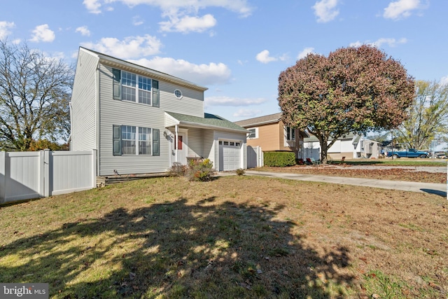 8078 Outing Ave, Pasadena, MD 21122 - traditional-style house featuring an attached garage and concrete driveway