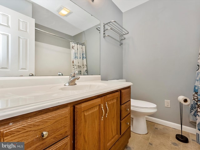 10694 Salem Ave, Thurmont, MD 21788 - bathroom with vanity and a shower with curtain