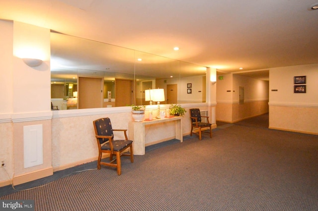6317 Park Heights Ave Unit 310, Baltimore, MD 21215 - carpeted dining area with recessed lighting